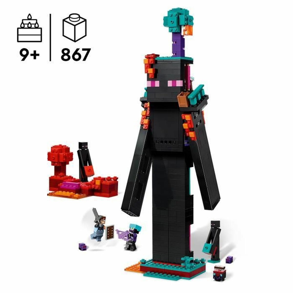 LEGO Minecraft 2-en-1 La Tour de l’Enderman