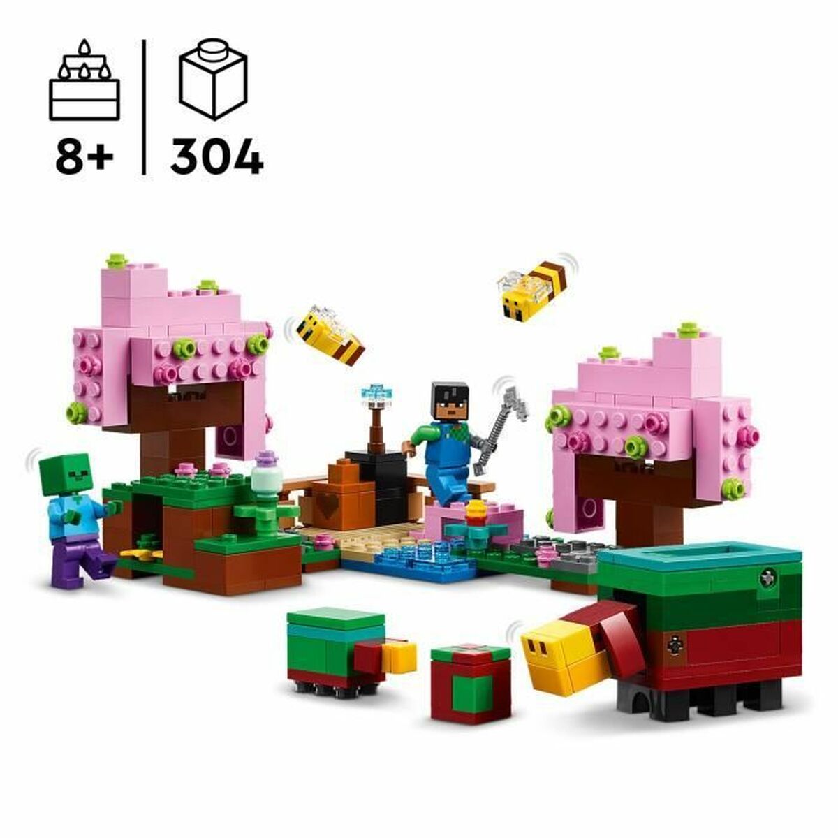 LEGO Minecraft Le Jardin des Cerisiers en Fleurs