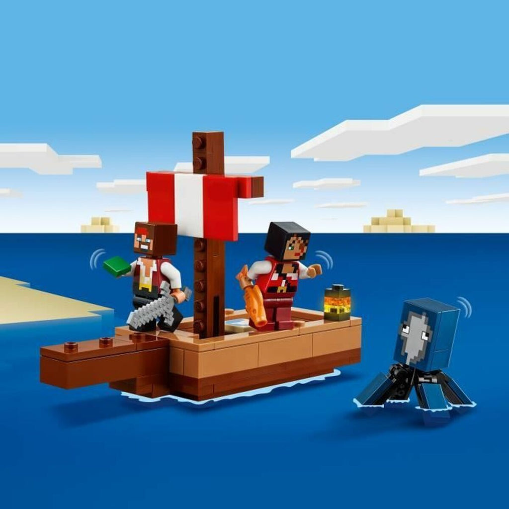 LEGO Minecraft Le Voyage du Bateau Pirate