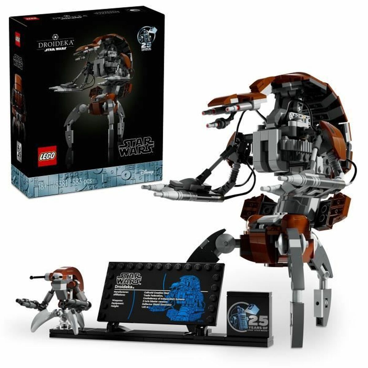 Droideka Multicouleur lego star Wars