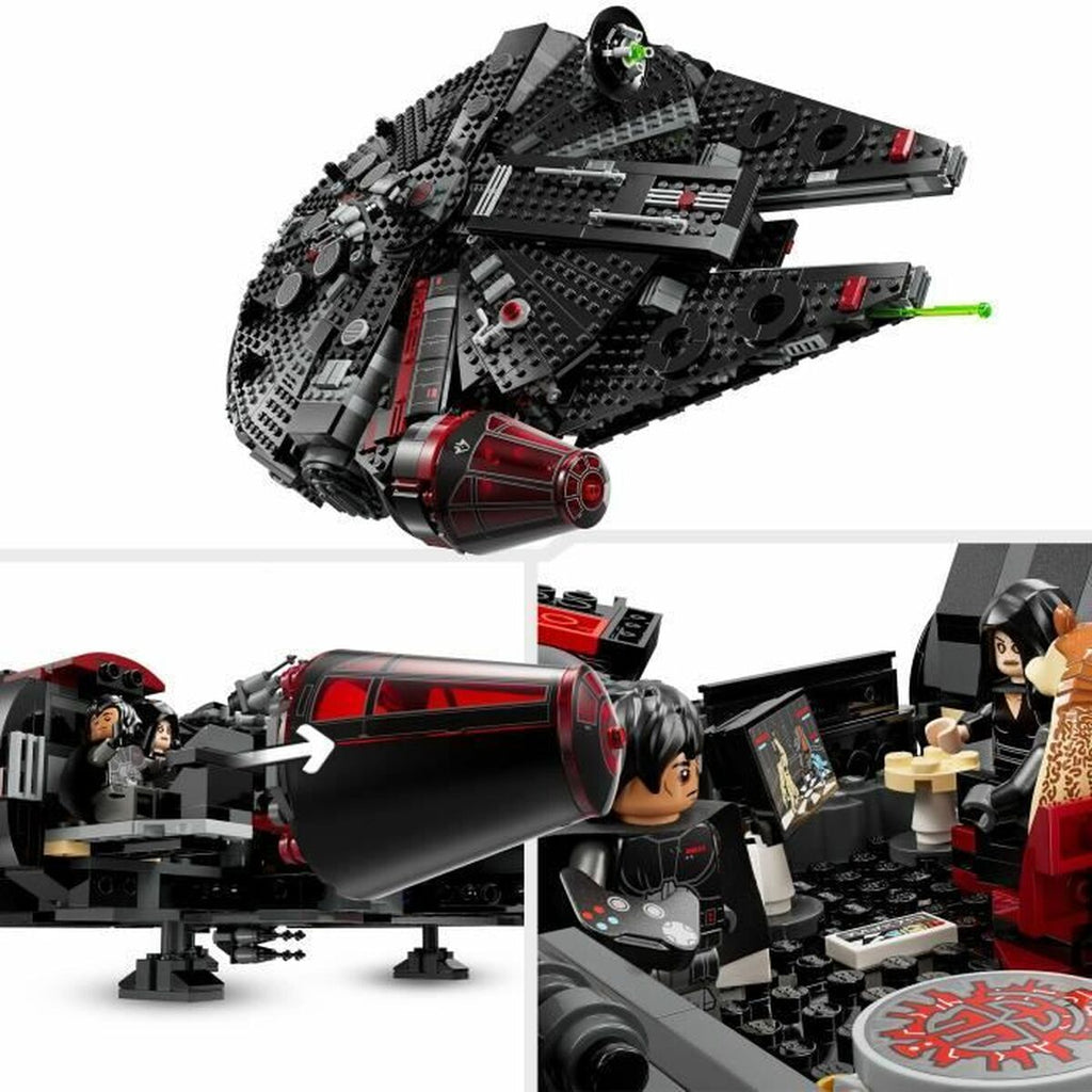 LEGO Star Wars 75389 Le Faucon Noir - Jeu de Construction & Décoration - Fusils à Ressort, Canons & 6 Minifigurines Dont C-3PO - Cadeau pour Garçon dès 10 Ans & Fans Adultes