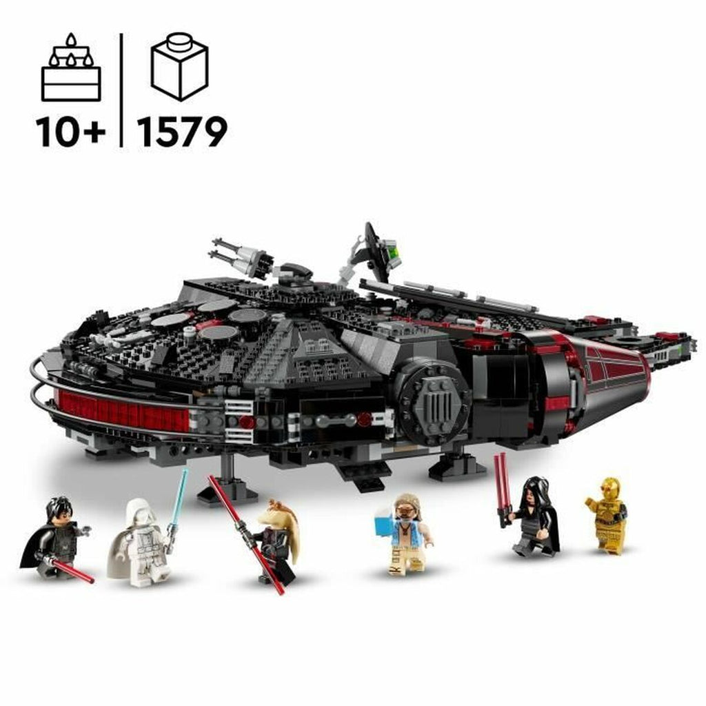 LEGO Star Wars 75389 Le Faucon Noir - Jeu de Construction & Décoration - Fusils à Ressort, Canons & 6 Minifigurines Dont C-3PO - Cadeau pour Garçon dès 10 Ans & Fans Adultes