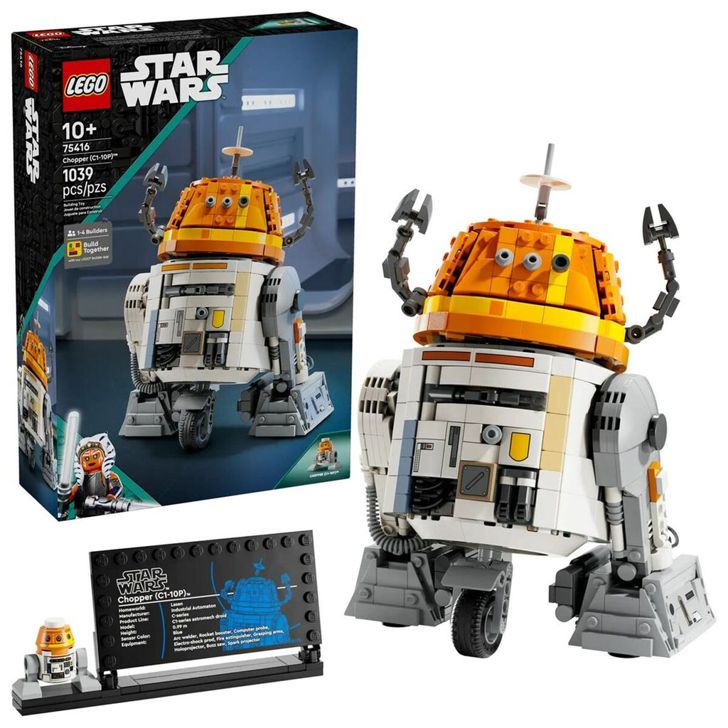LEGO Star Wars : Ahsoka Le Droïde Astromécano Chopper (C1-10P) Jeu De Construction 10 Ans
