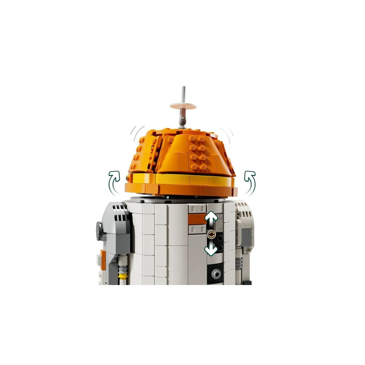 LEGO Star Wars : Ahsoka Le Droïde Astromécano Chopper (C1-10P) Jeu De Construction 10 Ans